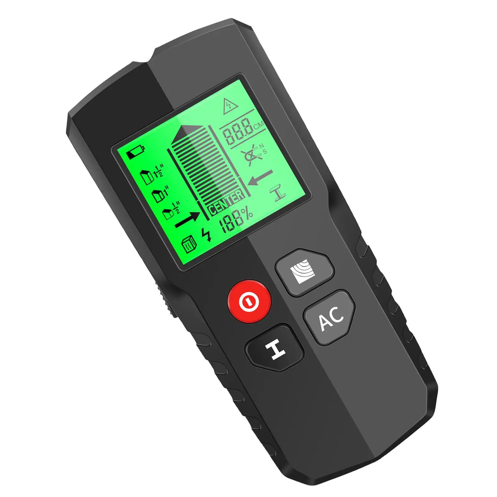

Wall Detector Scanner LCD Display Professional Backlight Stud Find Beam Finder