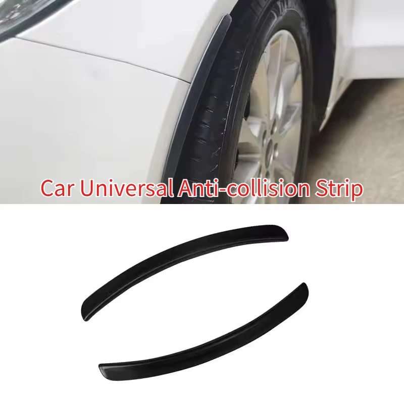 

Rubber Wheel Arch Anti-collision Strip Bumper Protective Strips Auto Exterior Decorative Strips 2PCS Car Universal Accessories