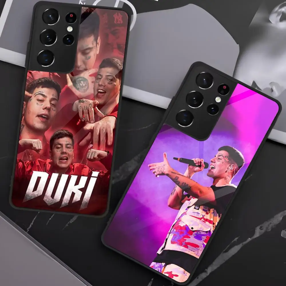 Is The Singer For D-Duki MAISTO Phone Case Glass Phone Case For Samsung Galaxy A15A25A35A55A14A54 And A24A11A31A32A22A12A13 4G A