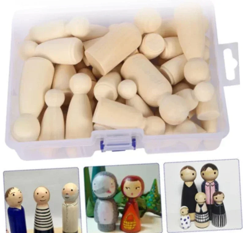 50 Diy Wooden Peg D…