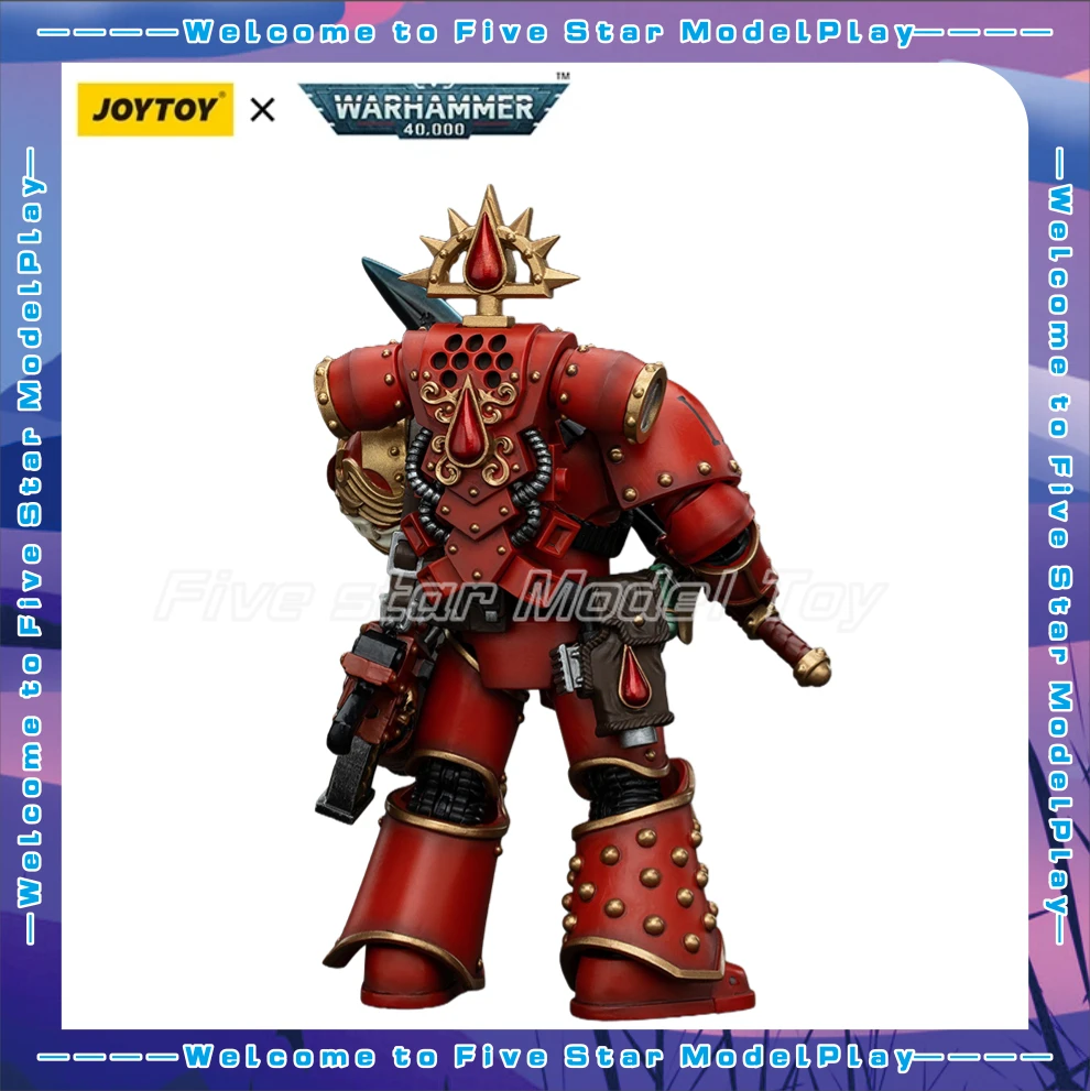 

【FS】JOYTOY Warhammer 40K Scale 1/18 Action Figures Blood Angels Raldoron First Captain of The Blood Angels Models Toys Gif