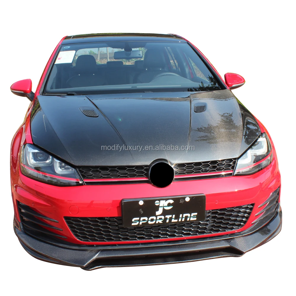 M&L MK7 Carbon Fiber Engine Hood for VW Golf 7 VII GTI