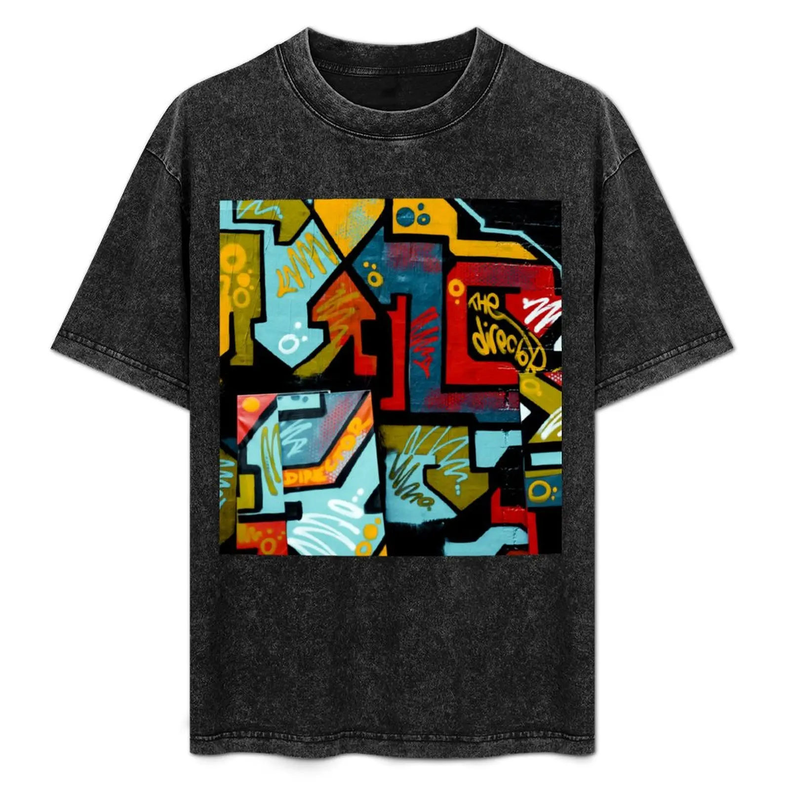 

Abstract Graffiti T-Shirt Casual Loose Fit Short Sleeve T-Shirt
