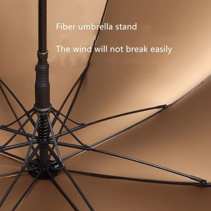 For Rolls-royce Mercedes-benz Black Vinyl Business Luxury Car Umbrella Same Style Solid Wood Long Handle Umbrella