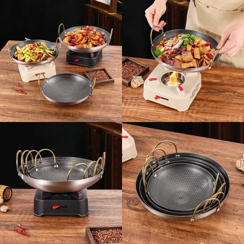 for Stainless Steel Noodles Cooking Pot Household Kitchen Gadgets Seafood Hot Pot