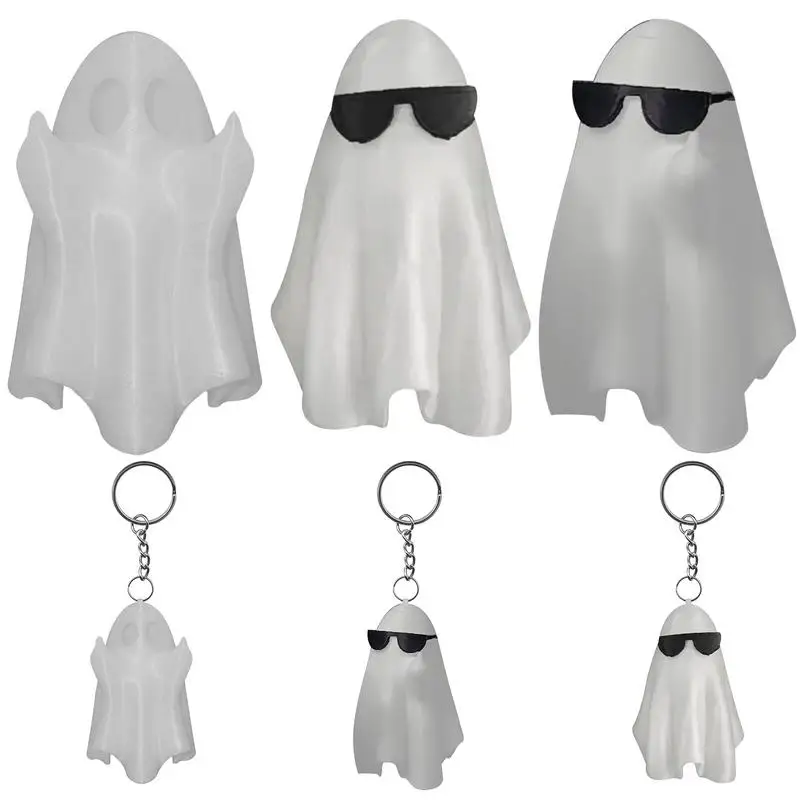 

Halloween Luminosity Ghost Decor Glow In Dark Luminosity Statue Fairy Garden Accessories Miniature Landscape Ghost Statue