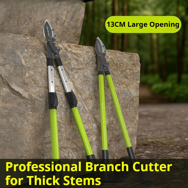 

Thickened Extendable Heavy-Duty Lopper Labor-Saving Telescopic Handle Pruner High Branch Thick Tree Trimming Garden Tool