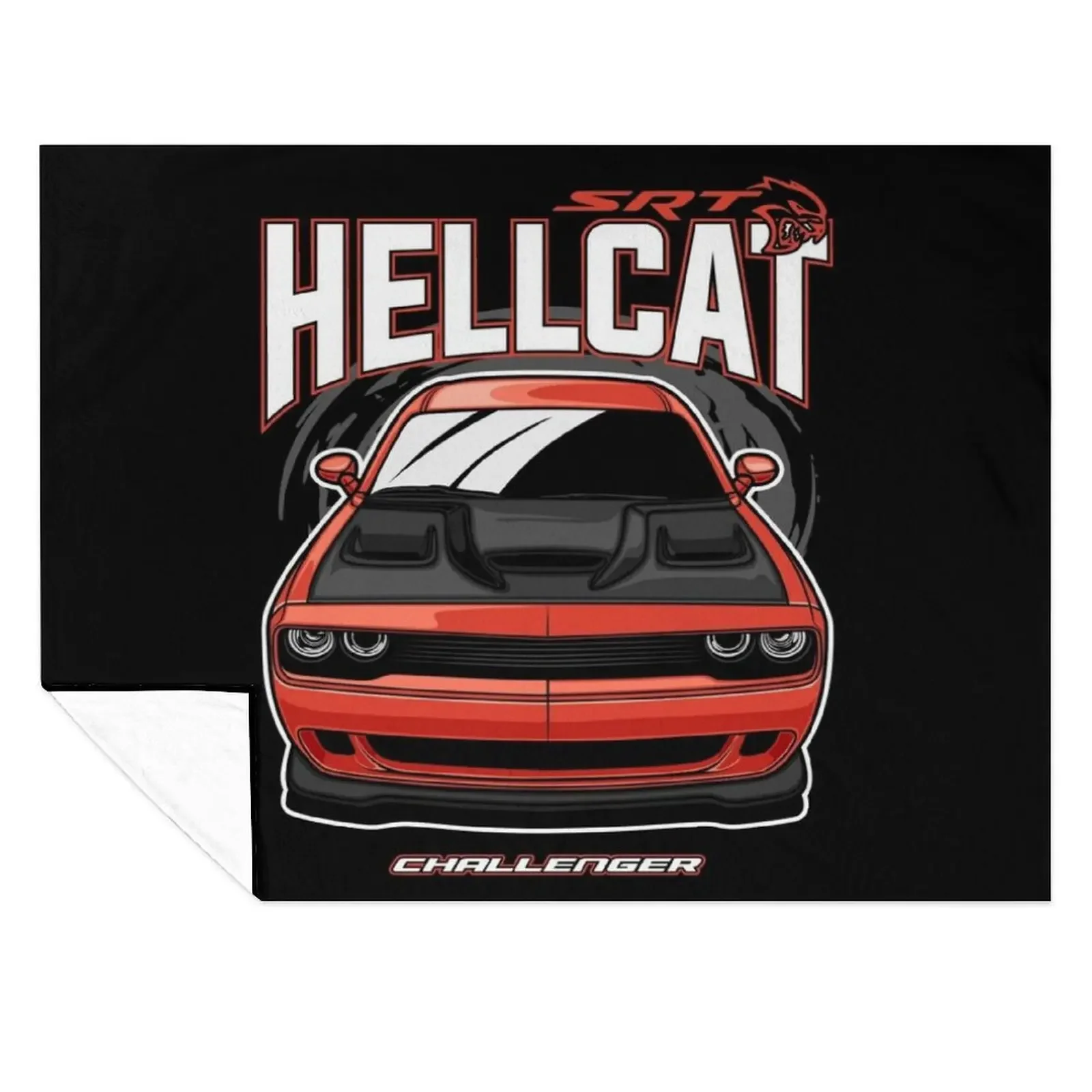 

Challenger SRT Hellcat Throw Blanket Multi-Purpose christmas decoration Vintage Moving Blankets
