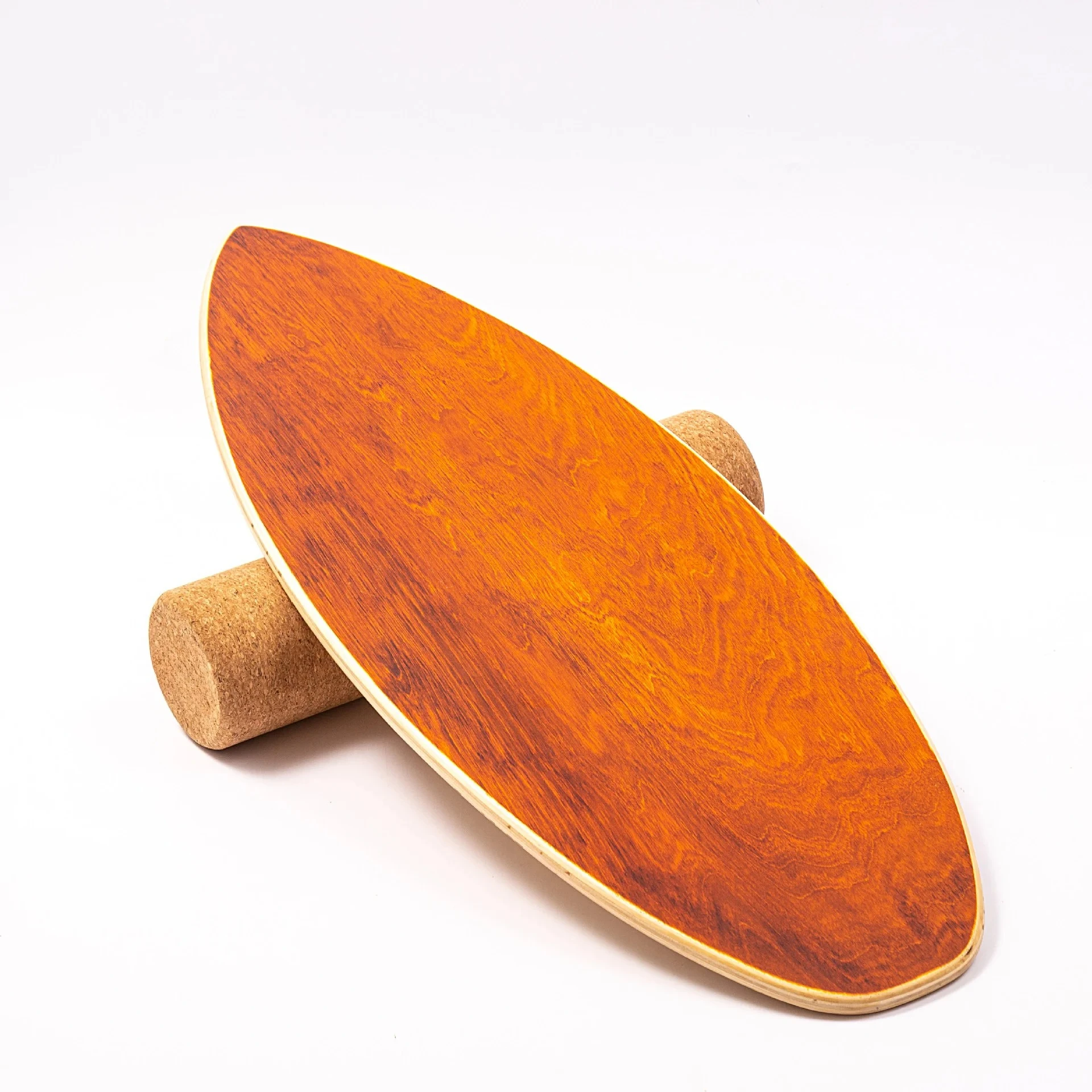 Fish-shaped Wooden Balance Board Fitness and Yoga Training Core Equipment
