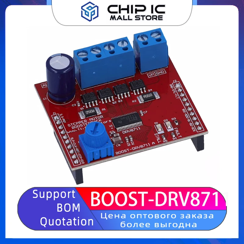 

BOOST-DRV8711 DRV8711 Motor Driver CSD88537ND TI Development Board Evaluation Module New From Stock