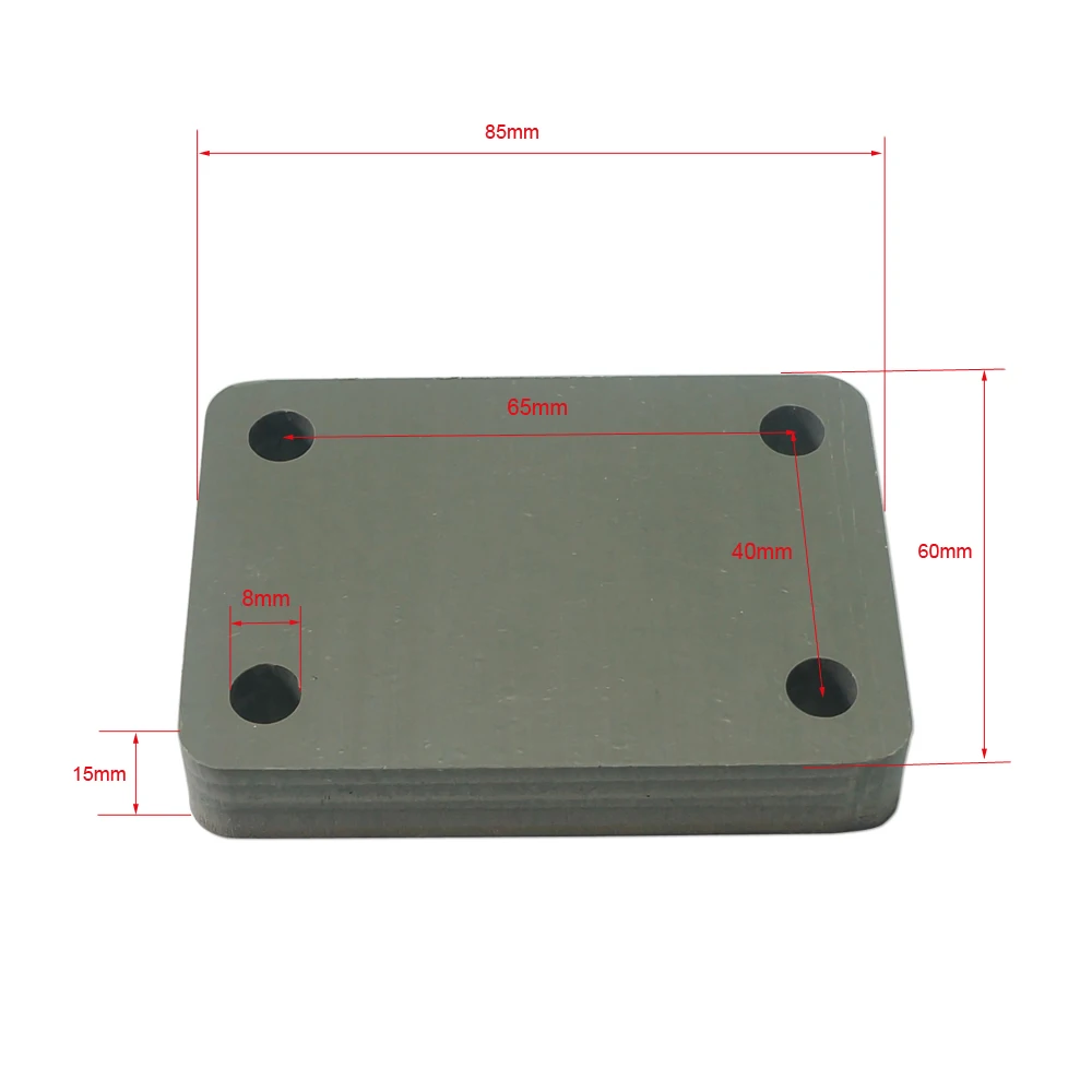 85x60mm 88x85mm PVC Carving Board Desptop CNC Learning Test Sheet Plate Multi-function DIY CNC Router Test Board