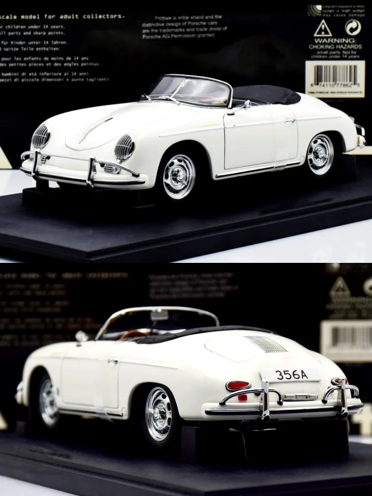 Autoart 1:18 356A Spyder Alloy Fully Open Simulation Limited Edition Alloy Metal Static Car Model Toy Gift