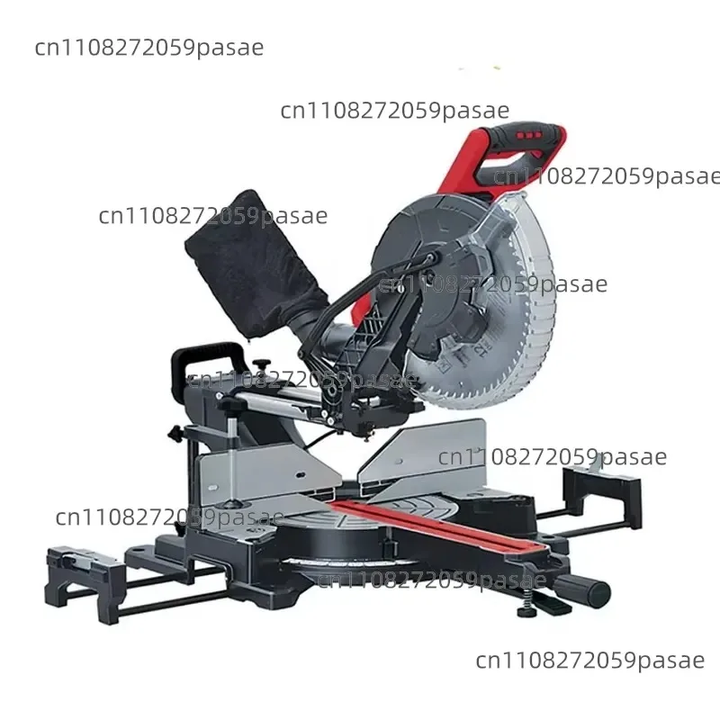 10 Inch 255mm W1-MS10S Compound Mitre Saw Professional Electric Wood Cutter with Dust Extraction System