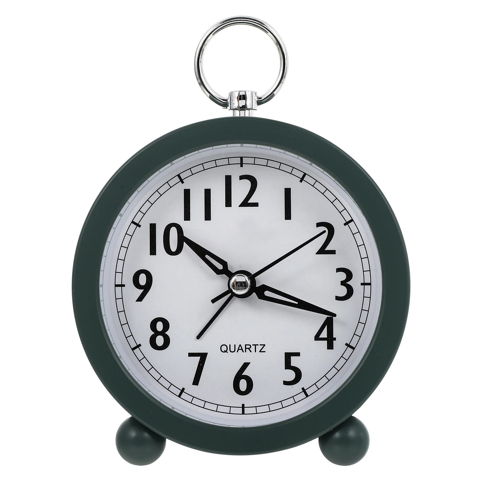 

1pc Macaron Color Creative Desktop Alarm Clock Round Bedside Decorative Student Dorm Modern Lovely Shape Home Ornament