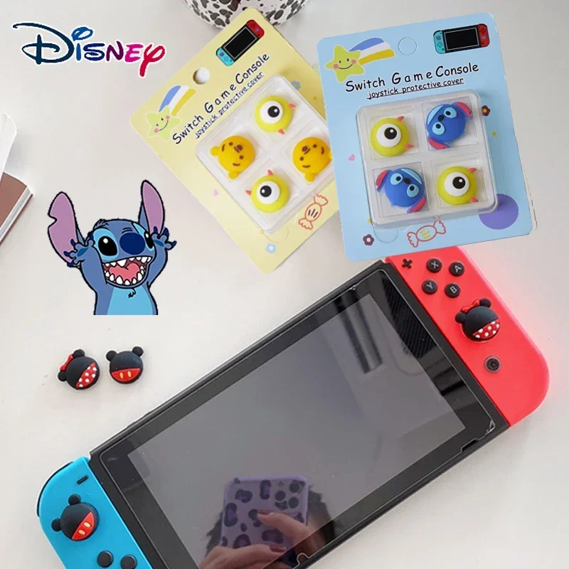 

Disney Anime Stitch Figures Cartoon Joystick Cover Switch Mickey Minnie Thumb Stick Gamepad Birthday Boys Kids Birthday Gifts