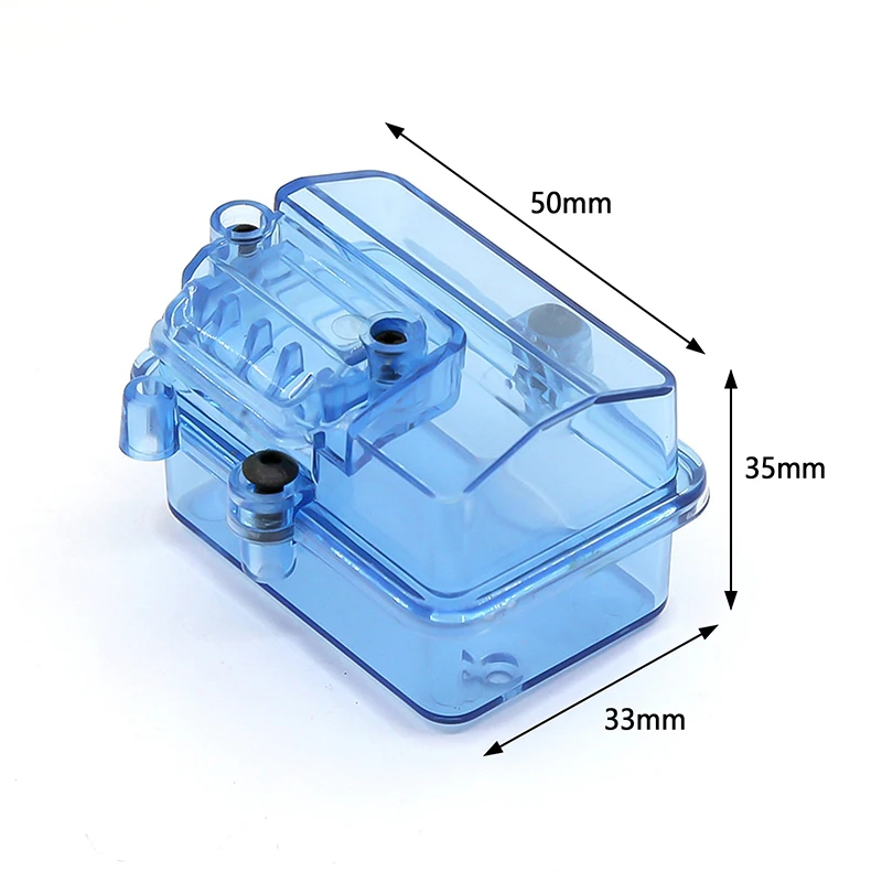 Hot 1Pcs Blue Plastic Waterproof Receiver Receiving Box For RC Car Remote Control Accesory