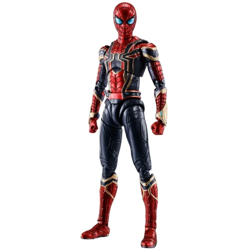 متوفر في المخزون بانداي الرجل العنكبوت الأصلي: لا طريقة المنزل أنيمي الشكل SHF الحديد العنكبوت السلع النهائية نموذج المفاصل لعبة المنقولة تحصيل #3