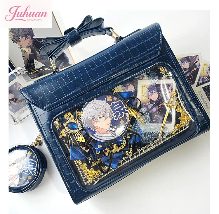 الشوكولاته البريطانية Lta حقيبة ثنائية الأبعاد عرض كوميدي صغير الغذاء حقيبة الطفل كلية نمط Jk موحدة الكتف حقيبة ساعي الإناث