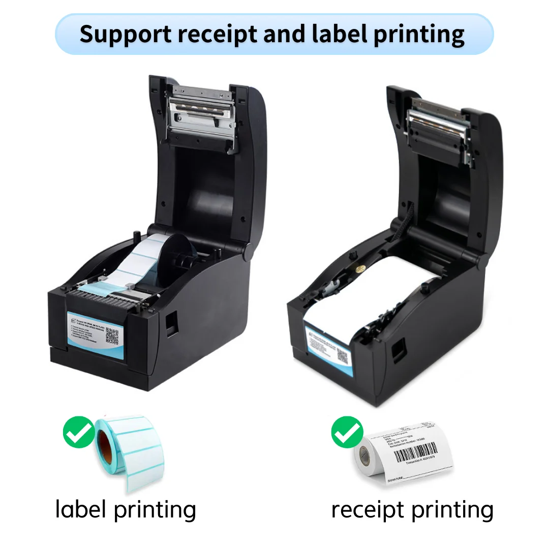 Hot Sell Winpal WPL80 80mm Printer Thermal Pos Barcode Label Printer with Automatic Stripping