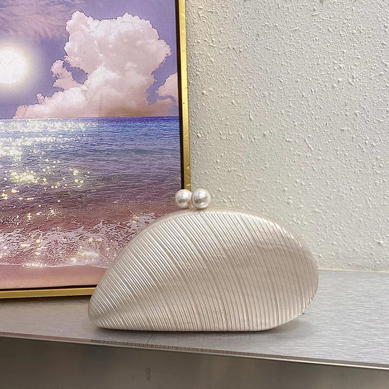 

Акриловая сумка-ракушка, нишевый дизайн, сумка-мессенджер для ужина с высоким смыслом