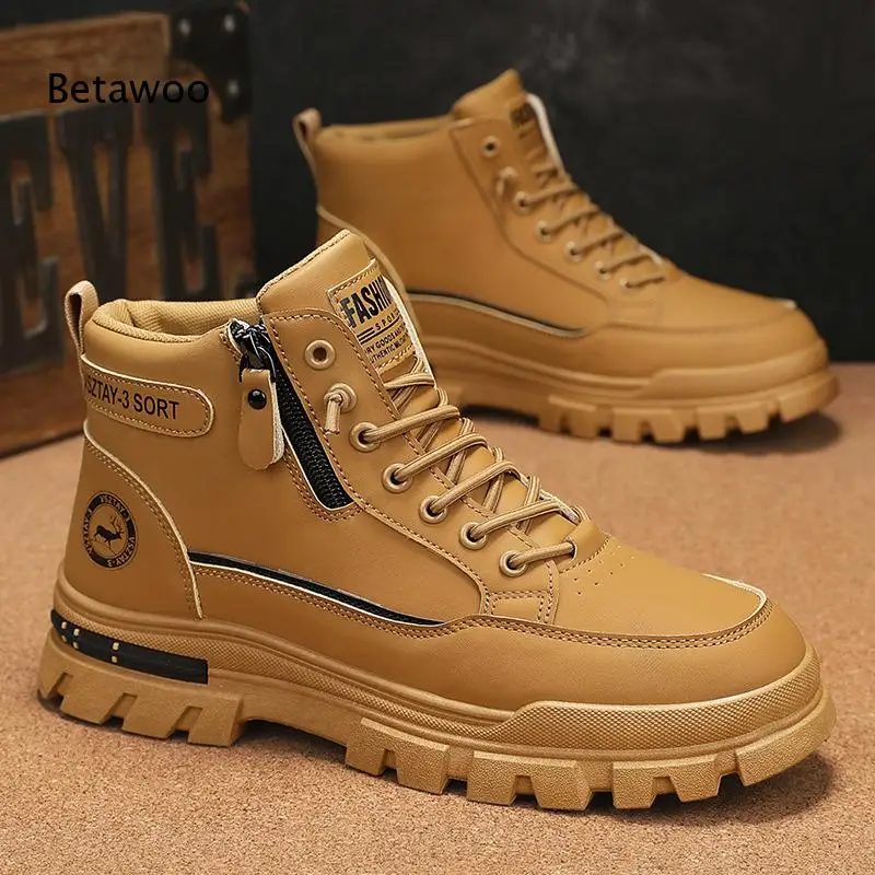 

Chic Workwear-Style Urban-Street-Ready Height-Increasing Daily-Wear Boots