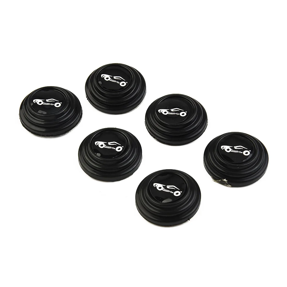 Stiker Bantalan Anti Tabrakan Pintu Kualitas Praktis Baru Pengganti Suku Cadang Gasket Eksterior Mobil Hitam Bantalan Silikon Isolasi Suara