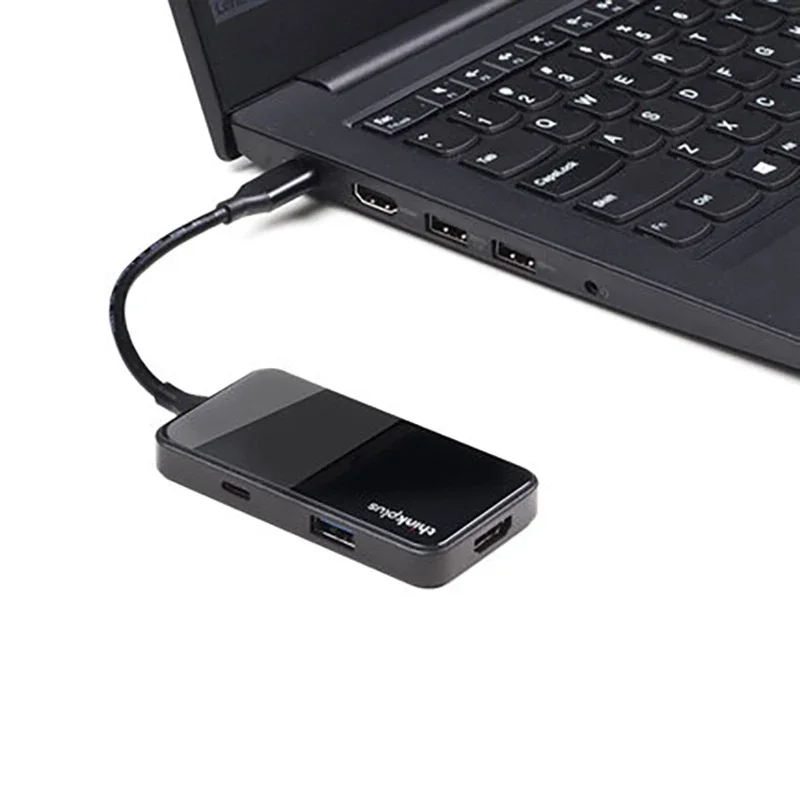 لينوفو-ثينك باد USB C HUB ، نوع C إلى HDMI ، USB Adapter ، 4 في 1 ، مقسم Macbook ،