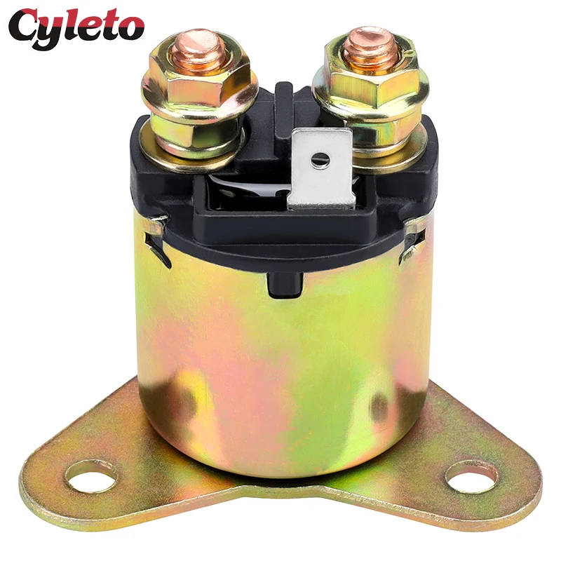 

Соленоид реле стартера Cyleto для Honda GX390 13hp GX340 11hp GX270 9hp GX240 8hp Afron Allmand Toro Denso 0,5-0,6kW PMDD PMGR