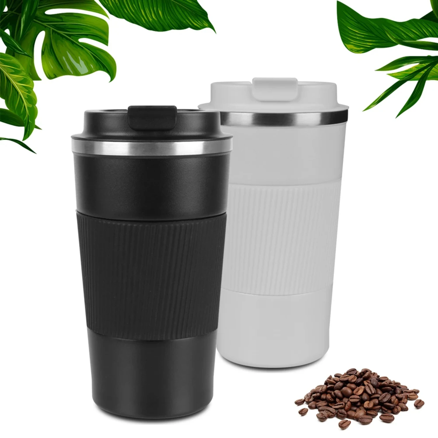 Suitable  outdoor Coffee Thermos Mug Multipurpose Portable Stainless Steel Business office Cup 510ml