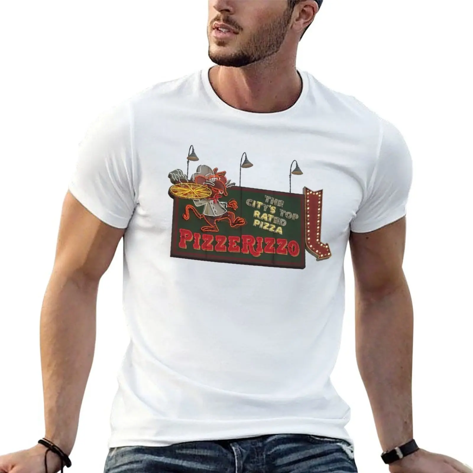 

Pizzerizzo - it's rat pizza T-Shirt t shirts designer t shirts for man graphic tees T-Shirt