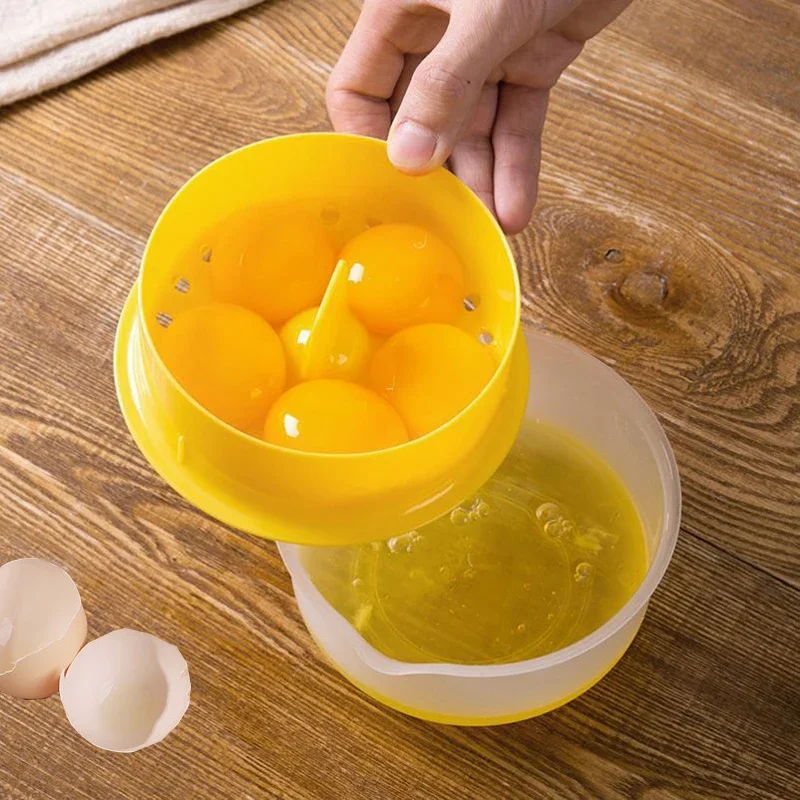 Egg Yolk Separator And Clear Kitchen Gadgets Egg Separator Baking Tools Large Capacity Kitchen Accessories