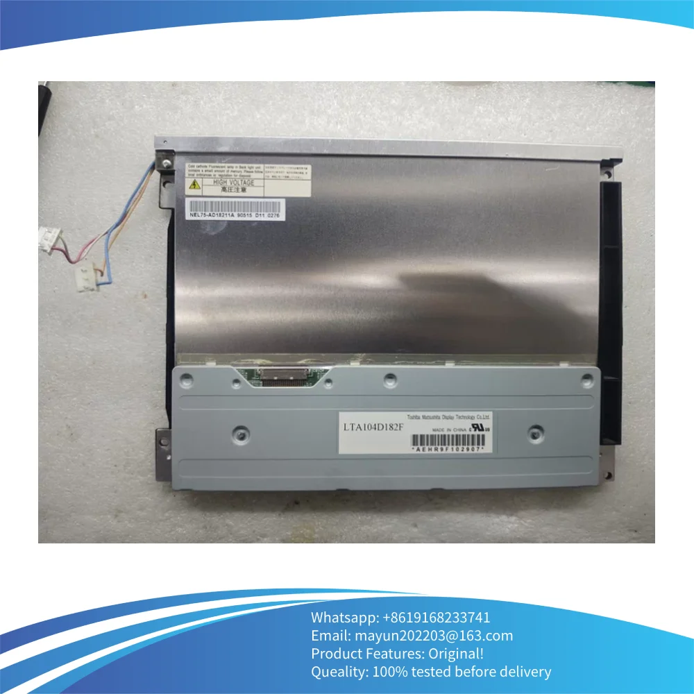 

Для промышленного ЖК-дисплея TOSHIBA 10.4 дюйма LTA104D182F TFT 800*600