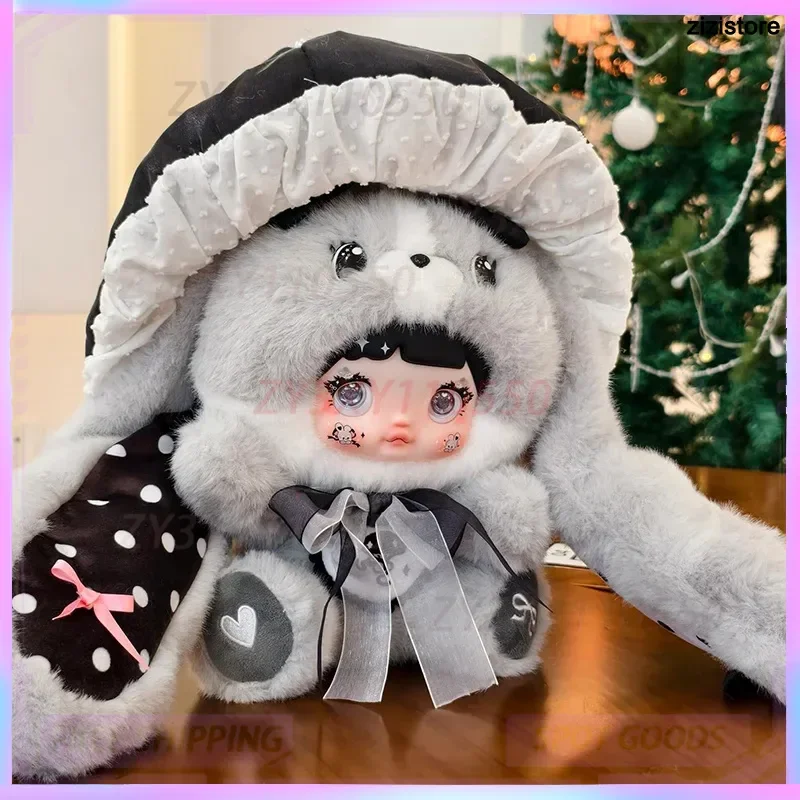 

Genuine In Stock Nommi 400% Mushroom Hat Series Blind Box Home Decoration Little Rabbit Doll Holiday Surprise Giftcute Plush Toy