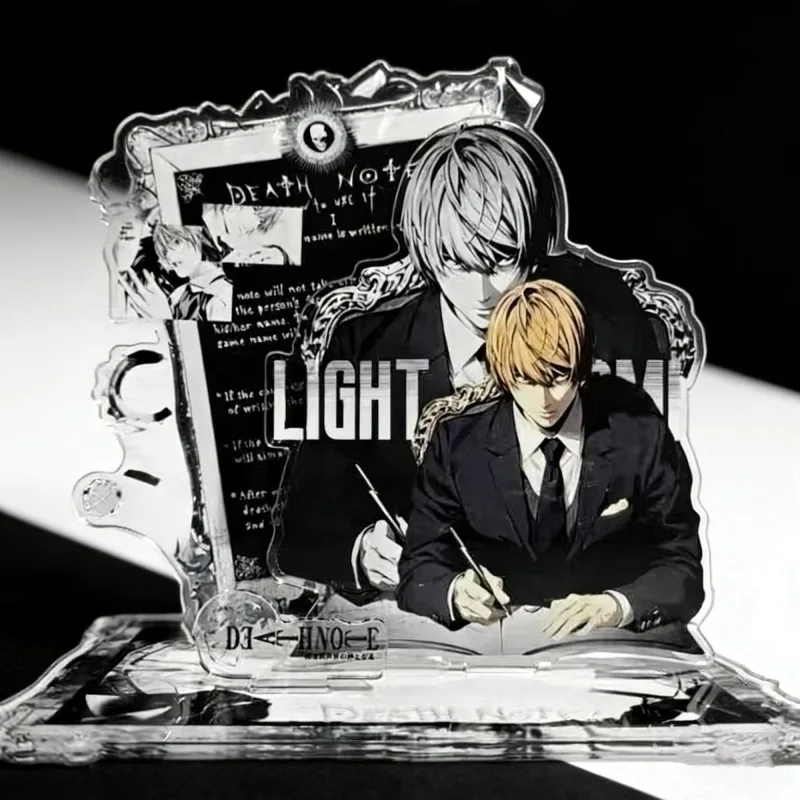 Yagami Light Acryl-Standfigur DEATH NOTE Anime-Zubehör Modische Kreativität Desktop-Dekoration Exquisite Sammlerstücke Geschenke
