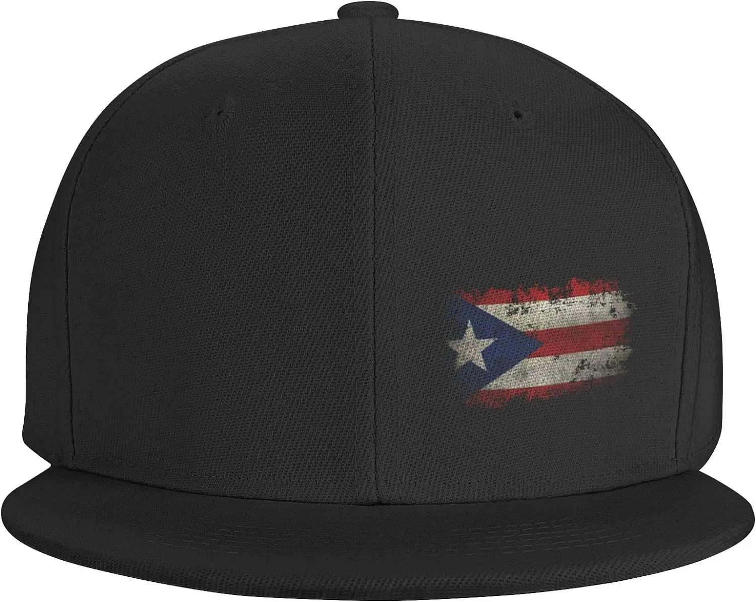 Puerto Rico Flag Snapback Hats for Men Baseball Cap Adjustable Flat Bill Trucker Dad Gift,Husband,Boy Friend,Brother,Uncle