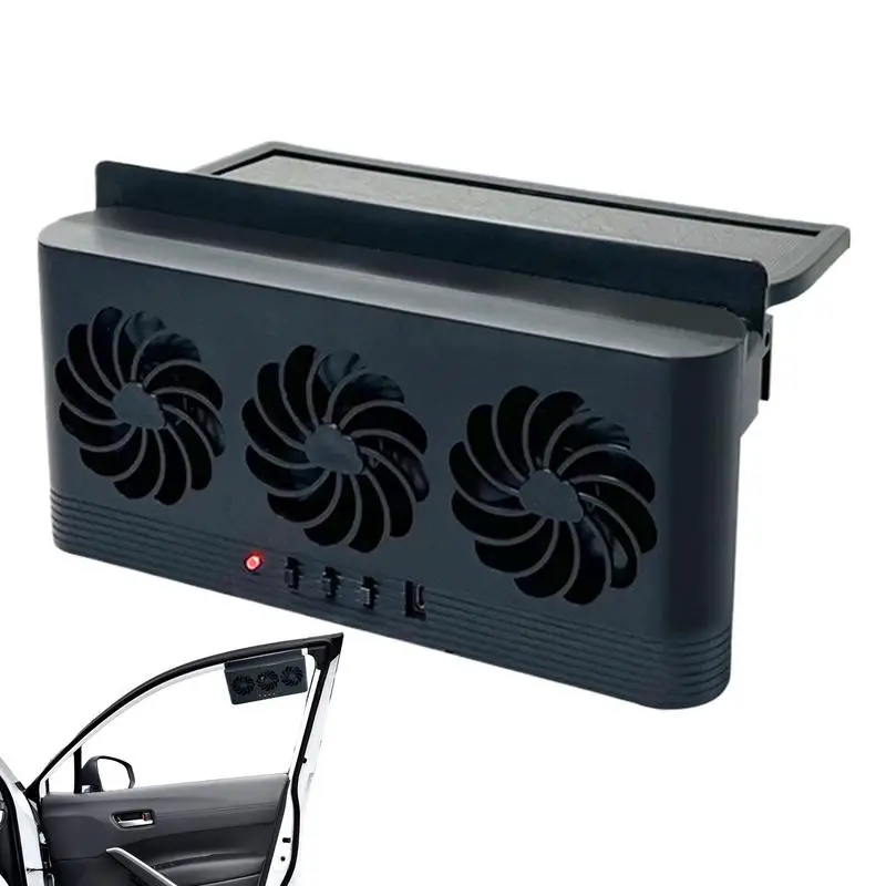 

Car Ventilation Fan Solar Auto Cooling Fan Energy-Saving Air Circulation Tool For Sedan RV Small Car SUV Truck