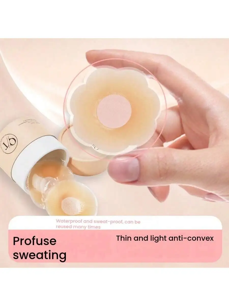 2025, Brustaufkleber für Frauen, unsichtbar, tragende Unterwäsche, Anti-Stoß, Frühlings- und Sommerschlinge aus Silikon