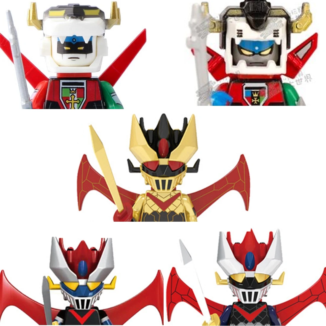 Voltrons Mazinger Z Mazinkaiser Beast King GoLion Tetsujin 28 Anime Figure Toys Blocks