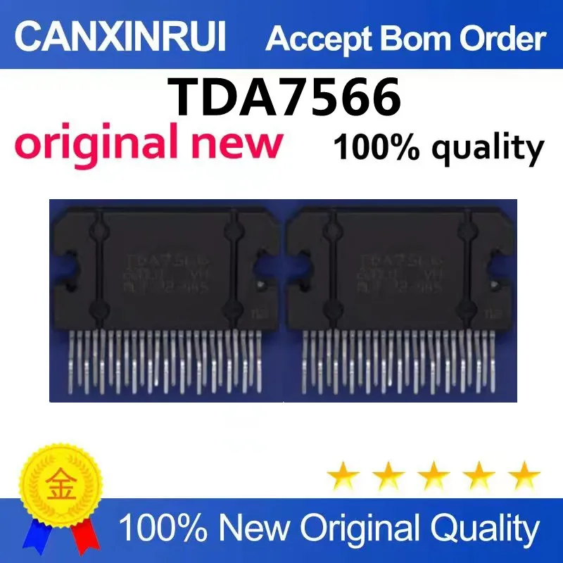 (5-100piezas)TDA7566 ST car audio amplifier chip plug-in 25 pin specialized in car
