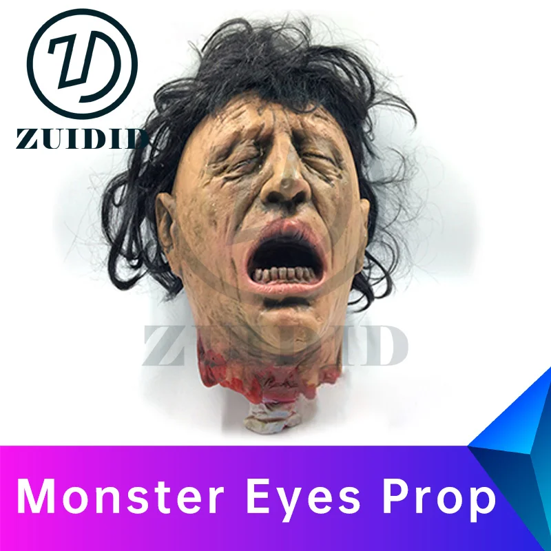 escape room Monster Eyes Prop wireless fake head hidden monster eyes Put eyes to unlock escape game ZUIDID