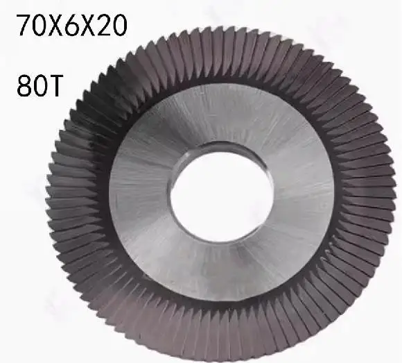 Single-angle milling cutter HJ0012 hjp0012 HJ0111 70x7.3x12.7 70x1.15x25.4 for GL-888A GL-888C GL-368 KL818A iron key machine