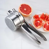 Stainless Steel Manual Juicer Pomegranate Lemon Juice Squeezer Hand Pressure Lemon Sugar Cane Juice Kitchen Fruit Vegetable Tool