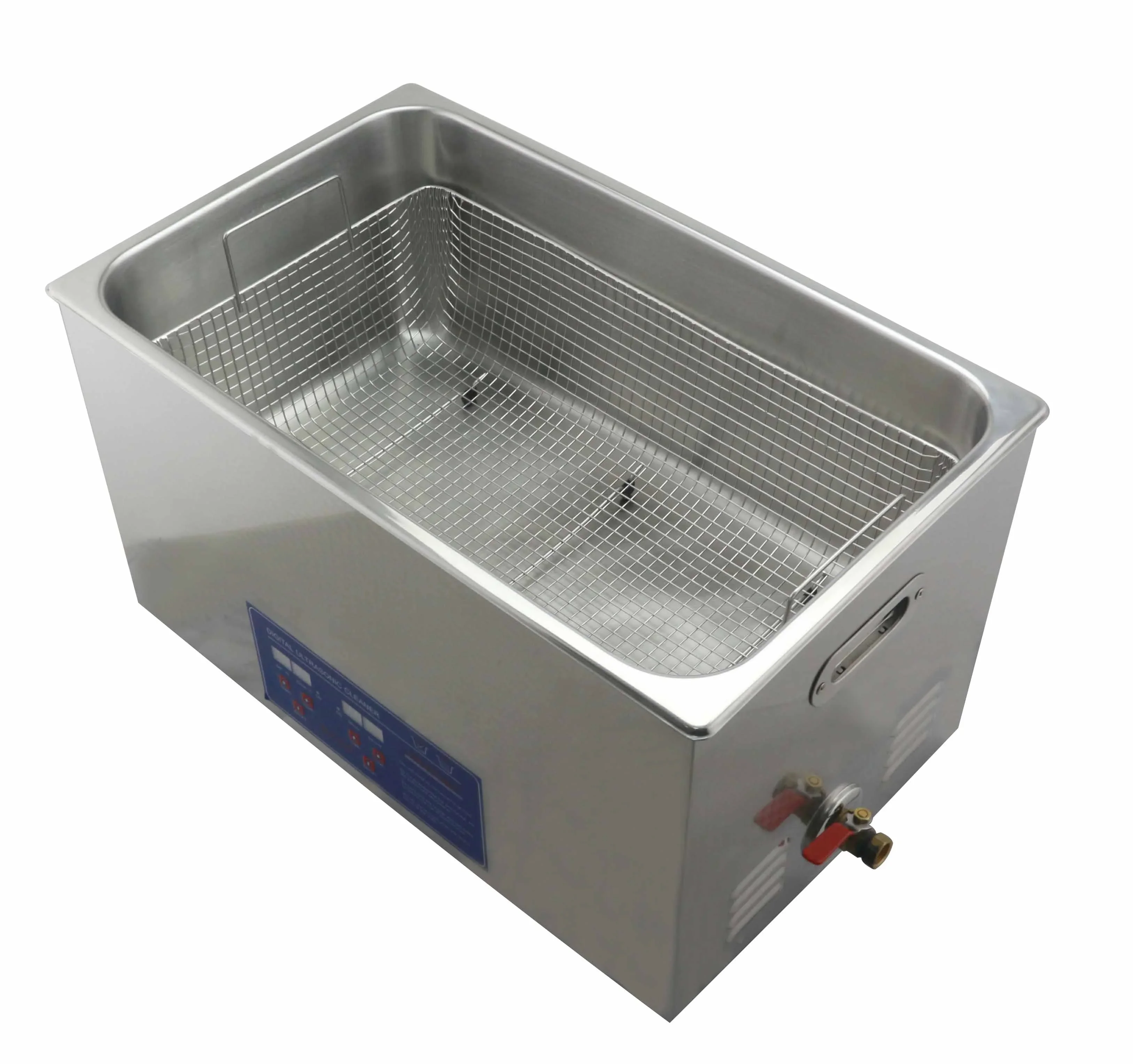 22L one-piece design high quality 304 stainless steel medical ultrasonic cleaner