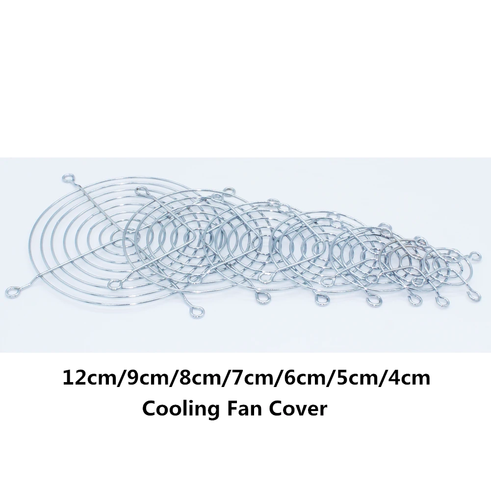 50pcs Metal Fan Grill Finger Guard, Wire Mesh Protective Cover for 4cm-12cm PC Case Cooling Fans, Fan Grille Safety Net