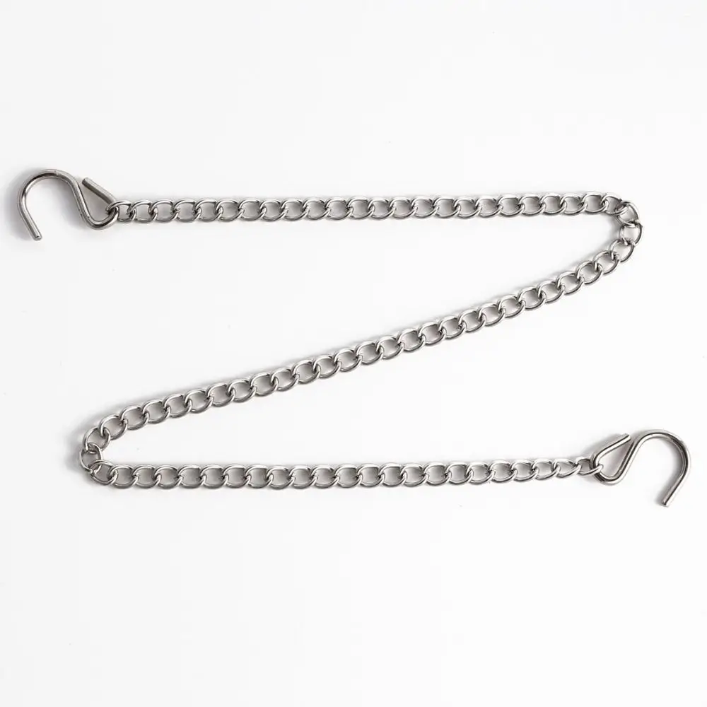 Metal Hanging Chain Strengthened Strong Bearing Capacity Hanging Chain Set S-Hook Hooks Metal Hanging Chain Planter Basket