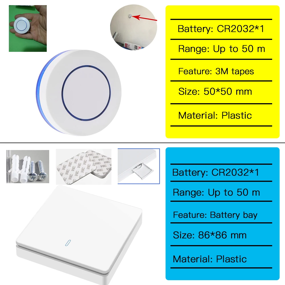 Mini Smart Switch Without Neutral 433MHz Remote Control Light Switch Rf Wireless Wall Switch 220V 130W Relay Module for Lamp Fan