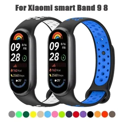 Strap for Xiaomi Smart Band 9 Bracelet Silicone Sport Wristband for Mi band 9 Replacement  Wrist Strap for Mi Band 8 / 8 NFC