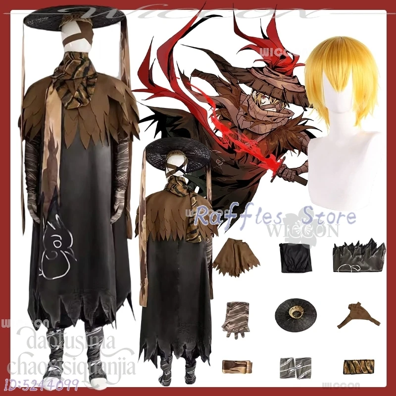 

Anime Adults Sinclair Black Monster Cosplay Limbus Company sexy costumes Game Khaki Cape Long Chinese Accessories