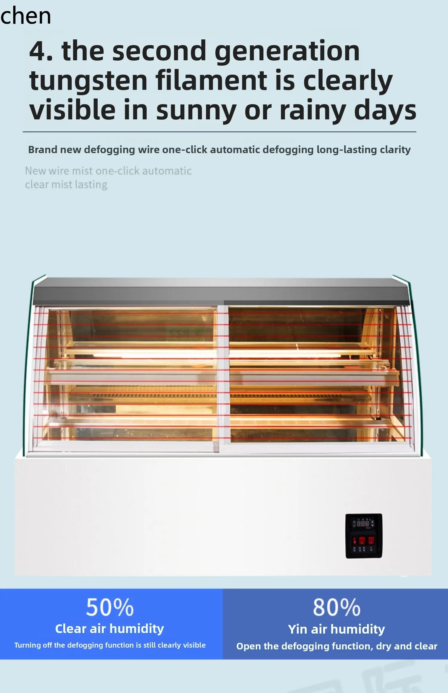 LXC front door cake refrigerated display cabinet desktop air-cooled refrigerator fruit cooked food fresh-keeping freezer