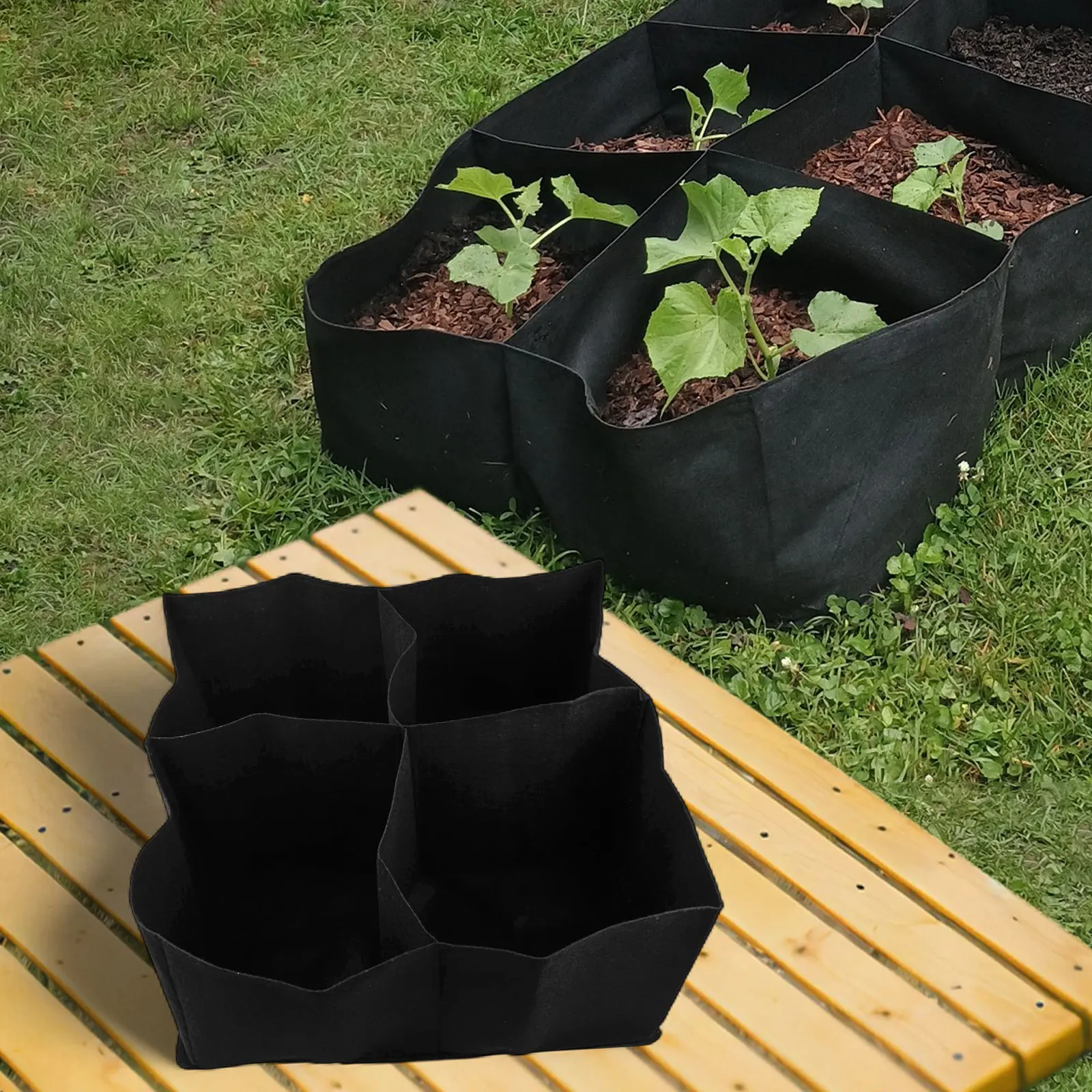 

1 шт., садовая приподнятая посадка, ткань, приподнятая садовая кровать, садовая сумка для выращивания цветов, овощной помидор, детский горшок, контейнер для посадки